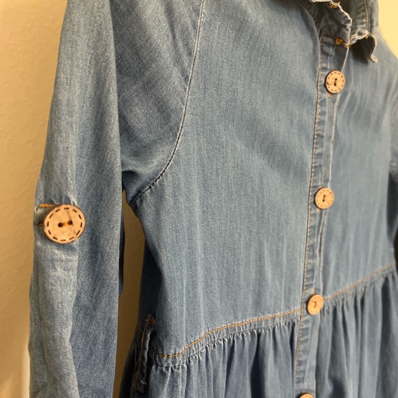 Denim dress petite size - Picture 3 of 3